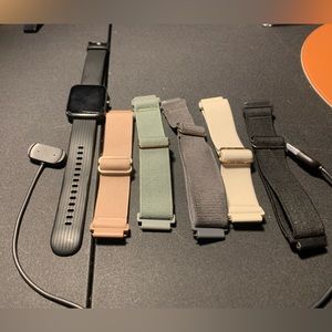Amazfit Bip 3 Pro with extra wristbands